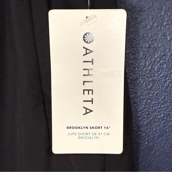 Athleta NWT Brooklyn 16” Skort | Black | 14 - Picture 3 of 10